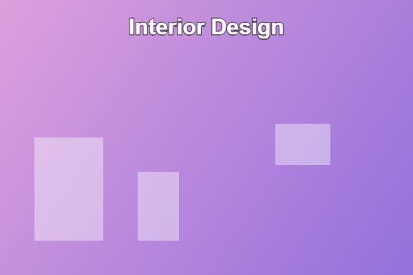 Modern interior design project